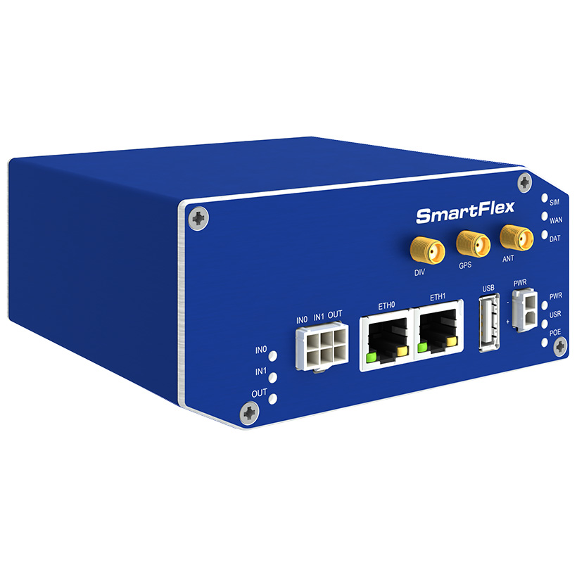 SmartFlex, EMEA/LATAM/APAC, 2x Ethernet, Metal, EU Accessories